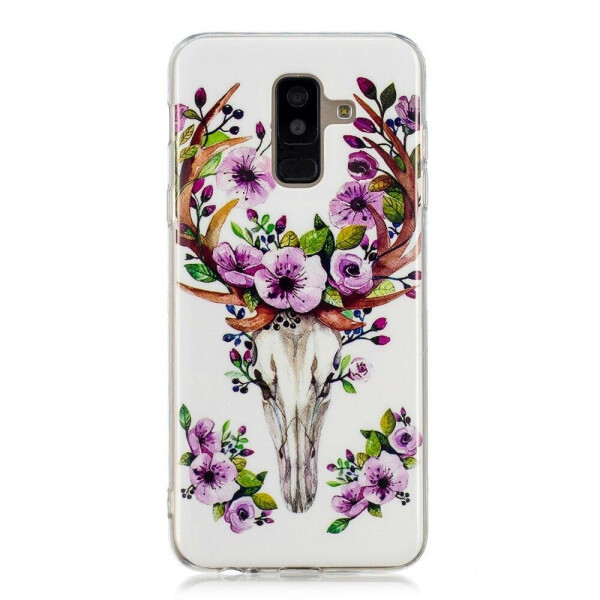 

Силиконовый (TPU) Deexe LumiCase для Samsung Galaxy A6+ 2018 (A605) - Flowered Elk