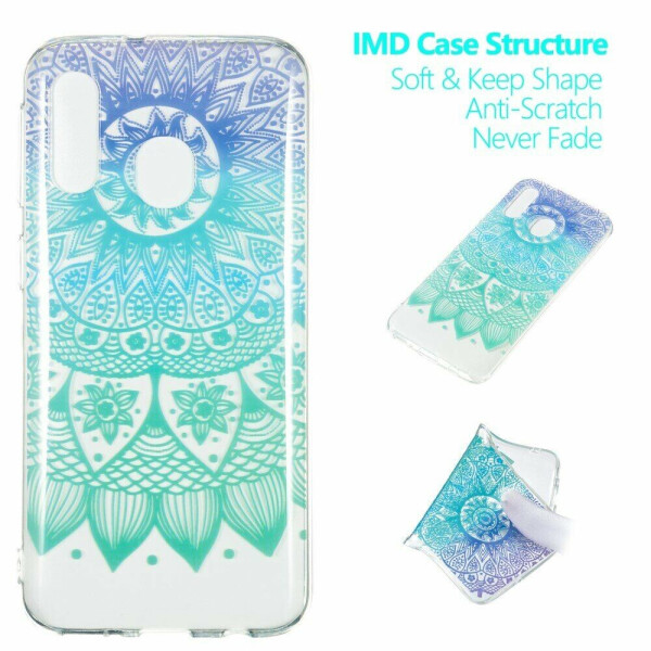 

Силиконовый (TPU) чехол Deexe Pretty Glossy для Samsung Galaxy A40 (А405) - Mandala Flower