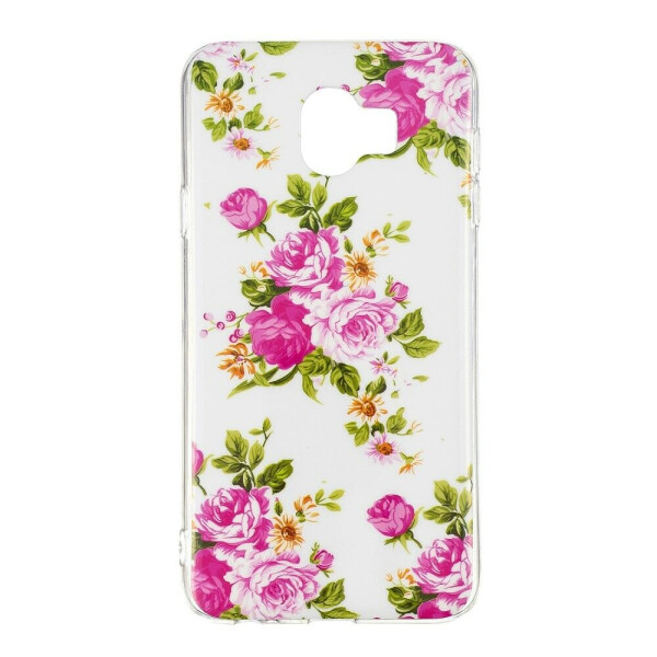 

Чехол силиконовый (TPU) Deexe LumiCase для Samsung Galaxy J6 2018 (J600) - Blooming Flower