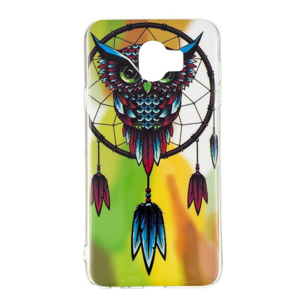 

Силиконовый (TPU) Deexe LumiCase для Samsung Galaxy J6 2018 (J600) - Owl and Dream Catcher