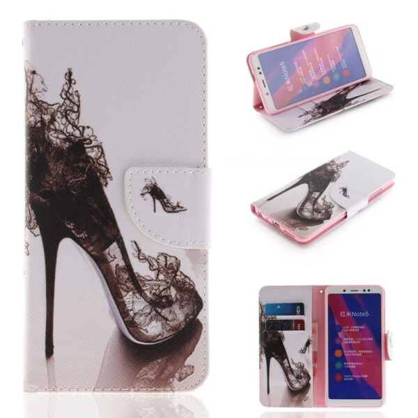 

Чехол-книжка Deexe Color Wallet для Xiaomi Redmi Note 5 Pro - Girl Pattern