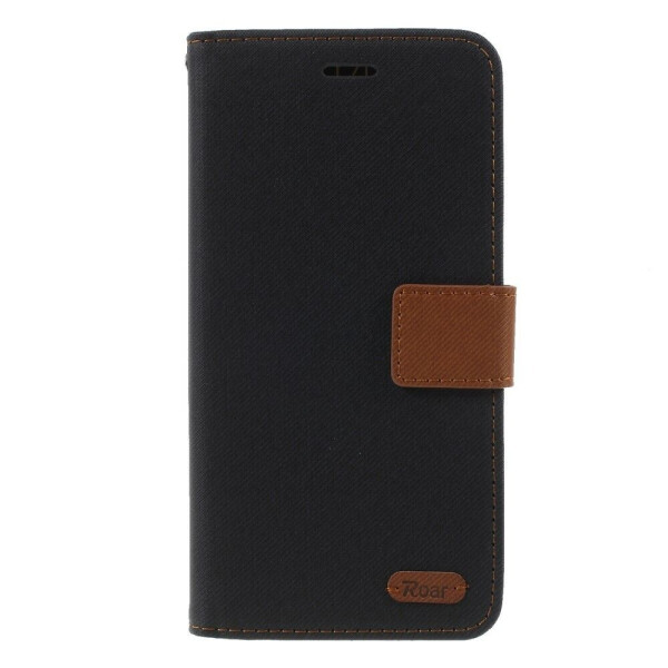 

Чехол-книжка ROAR KOREA Cloth Texture для Samsung Galaxy A6 2018 (A600) - Black