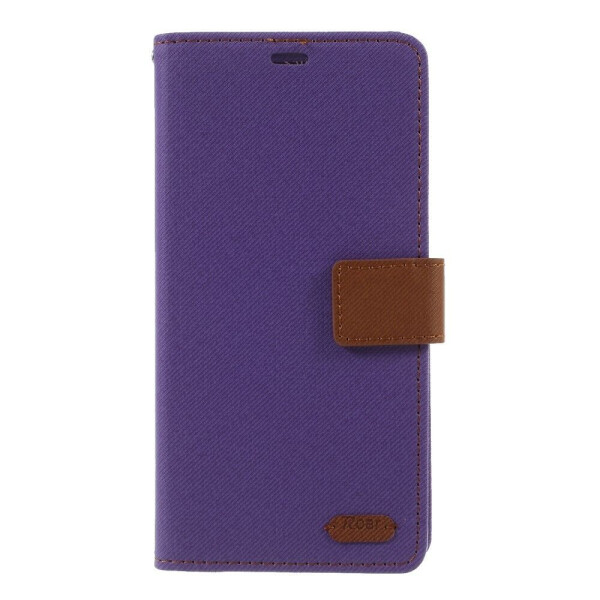 

Чехол-книжка ROAR KOREA Cloth Texture для Samsung Galaxy Note 9 - Purple