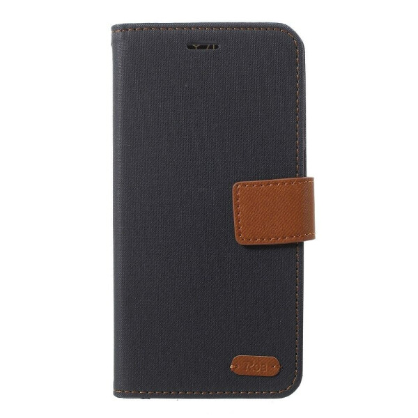 

Чехол-книжка ROAR KOREA Cloth Texture для Samsung Galaxy J4 2018 (J400) - Black