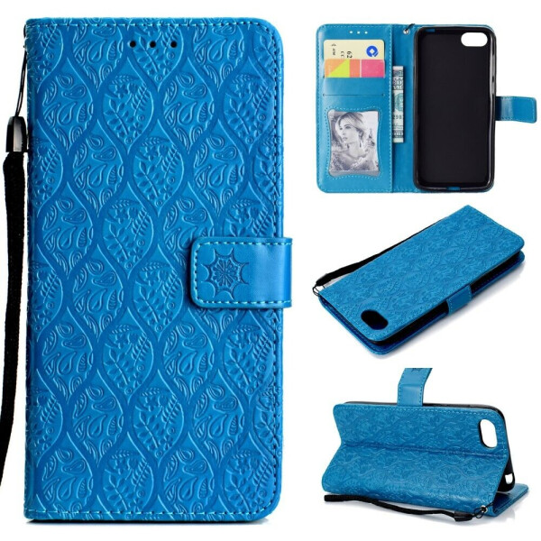 

Чехол-книжка UniCase Leaf Wallet для Huawei Y5 2018 / Y5 Prime 2018 / Honor 7A - Light Blue