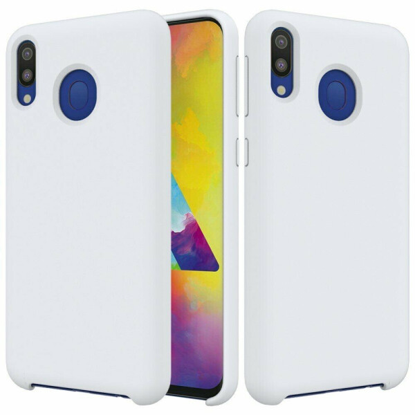 

Защитный чехол Deexe Silicone Case для Samsung Galaxy M20 (M205) - White