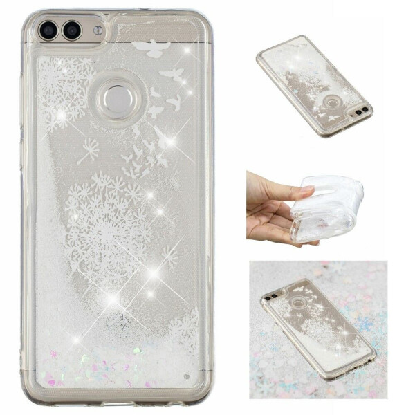 

Силиконовый (TPU) чехол Deexe Fashion Glitter для Huawei Y6 2018 - Dandelion