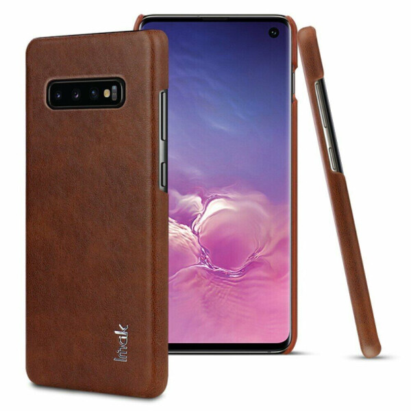 

Защитный чехол IMAK Leather Series для Samsung Galaxy S10 (G973) - Brown