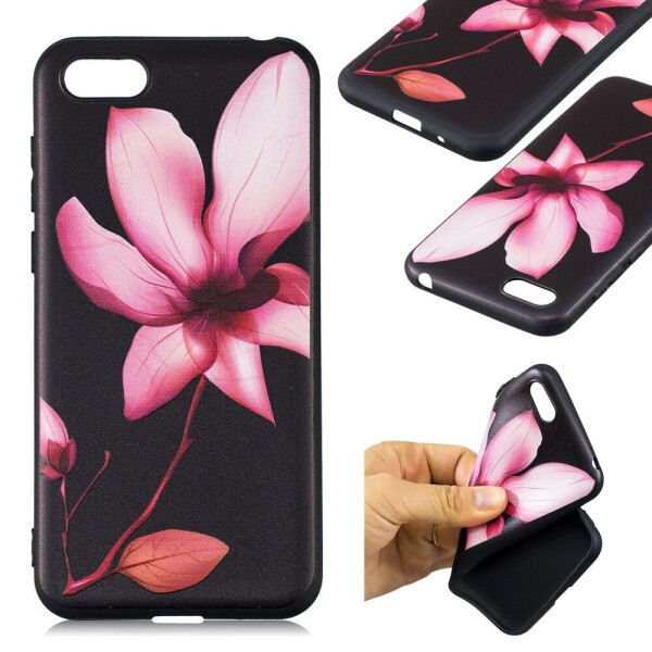 

Силиконовый (TPU) чехол Deexe Life Style для Huawei Y5 2018 / Y5 Prime 2018 / Honor 7A - Pink Flower