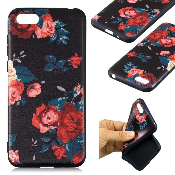 

Силиконовый (TPU) чехол Deexe Life Style для Huawei Y5 2018 / Y5 Prime 2018 / Honor 7A - Rose Pattern