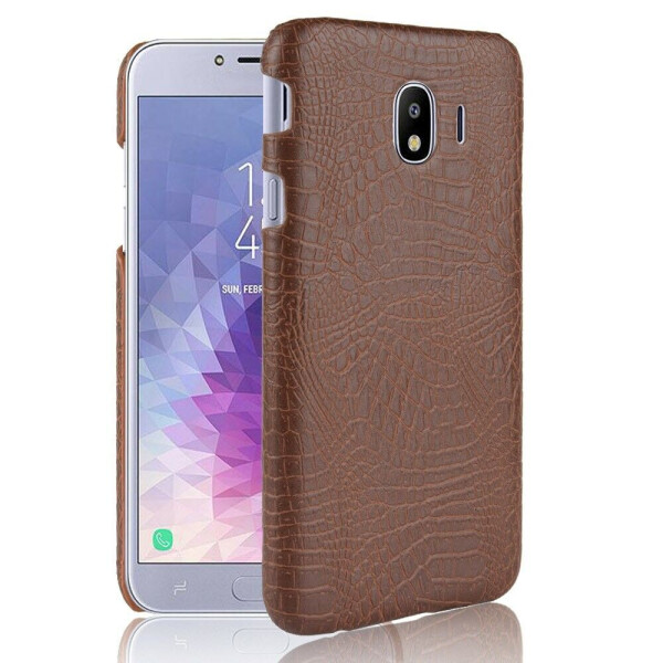 

Пластиковый чехол Deexe Croco Style для Samsung Galaxy J4 2018 (J400) - Brown