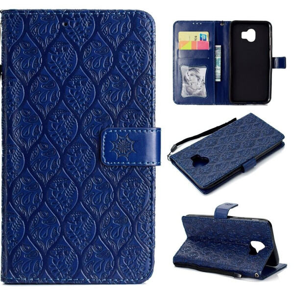 

Чехол UniCase Leaf Wallet для Samsung Galaxy J4 2018 (J400) - Dark Blue