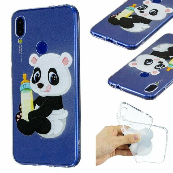 

Силиконовый (TPU) чехол Deexe Pretty Glossy для Xiaomi Redmi Note 7 / Note 7 Pro - Baby Panda