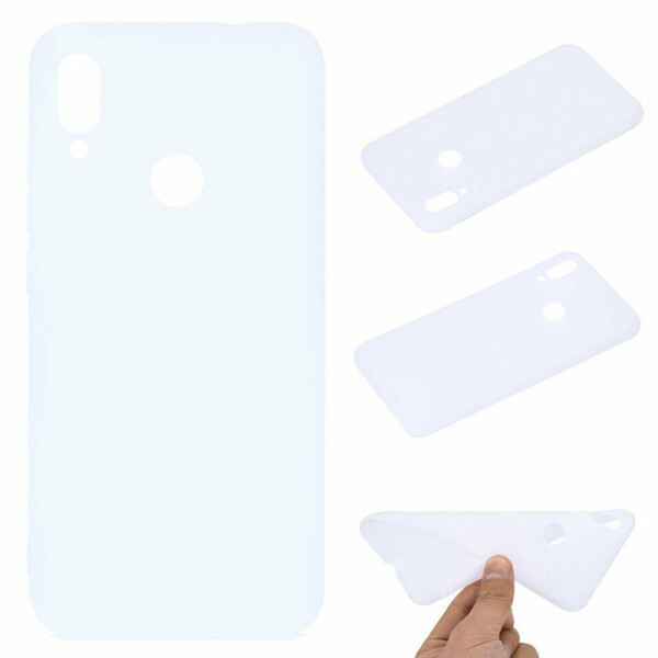 

Силиконовый (TPU) чехол Deexe Matte Case для Xiaomi Redmi Note 7 / Note 7 Pro - White