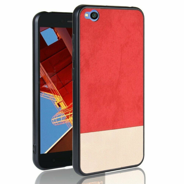 

Защитный чехол Deexe Elegant Series для Xiaomi Redmi Go - Red