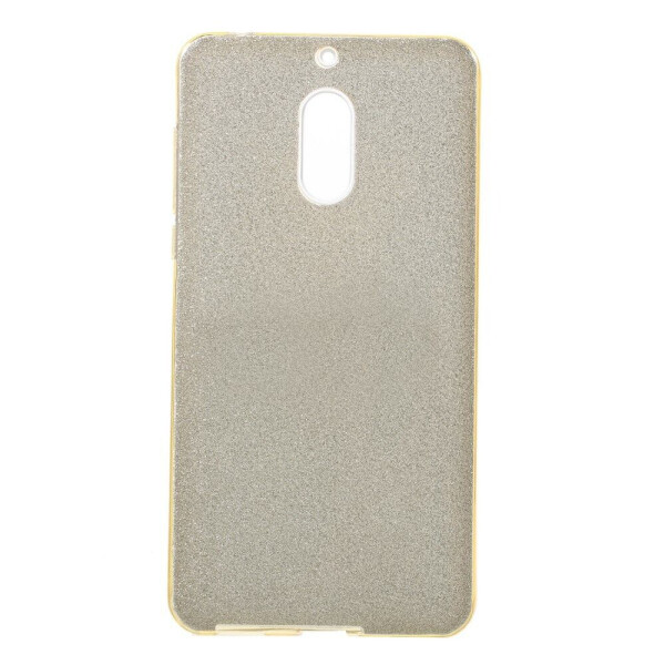 

Силиконовый (TPU) чехол UniCase Glitter Cover для Nokia 6 - Gold