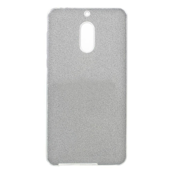 

Силиконовый (TPU) чехол UniCase Glitter Cover для Nokia 6 - Silver