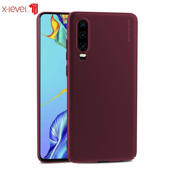 

Пластиковый чехол X-LEVEL Slim для Huawei P30 - Wine Red