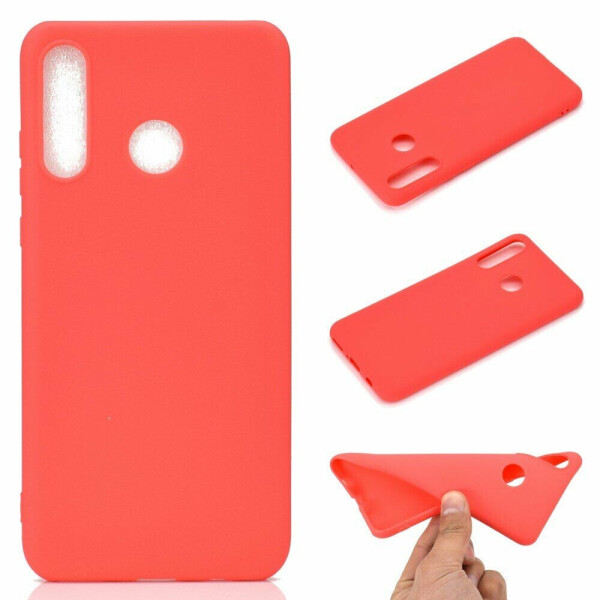 

Силиконовый (TPU) чехол Deexe Matte Case для Huawei P30 Lite - Red