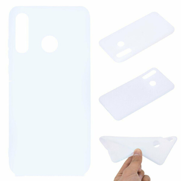 

Силиконовый (TPU) чехол Deexe Matte Case для Huawei P30 Lite - White