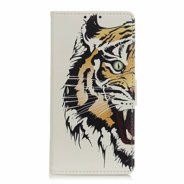 

Чехол Deexe Life Style Wallet для Xiaomi Redmi 7 - Fierce Tiger