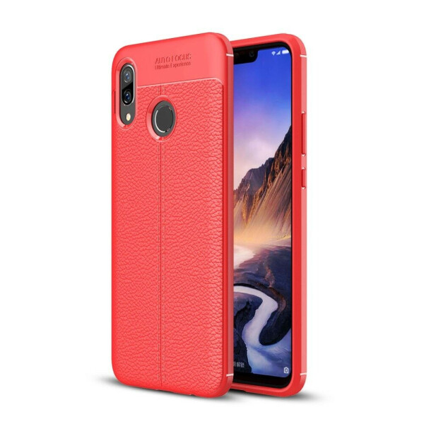 

Защитный чехол Deexe Leather Cover для Huawei Nova 3 - Red
