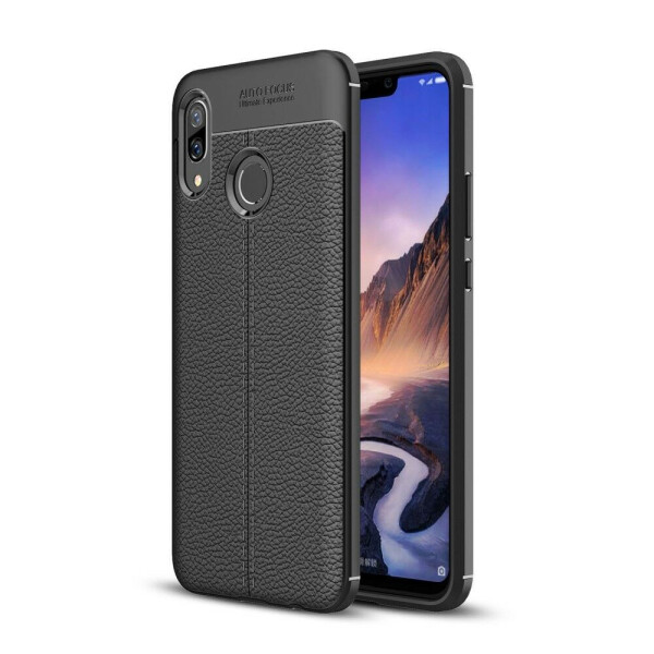 

Защитный чехол Deexe Leather Cover для Huawei Nova 3 - Black