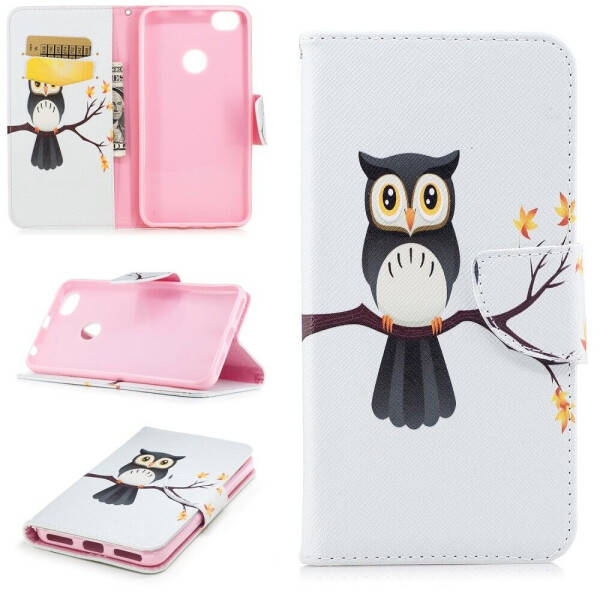 

Чехол-книжка Deexe Color Wallet для Xiaomi Redmi Note 5A Prime - Owls on Branch