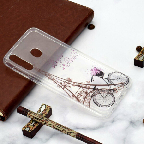 

Силиконовый (TPU) чехол Deexe Pretty Glossy для Xiaomi Redmi 7 - Eiffel Tower and Bicycle