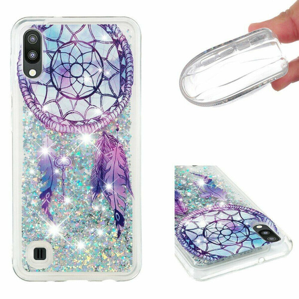 

Силиконовый (TPU) чехол Deexe Liquid Glitter для Samsung Galaxy A10 (A105) - Dream Catcher