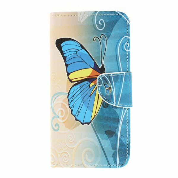 

Чехол-книжка Deexe Color Wallet для Samsung Galaxy A10 (A105) - Blue Butterfly