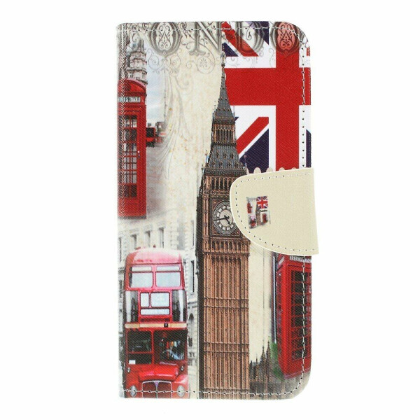 

Чехол-книжка Deexe Color Wallet для Samsung Galaxy A10 (A105) - Big Ben and UK Flag