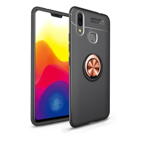 

Защитный чехол UniCase Magnetic Ring для Xiaomi Mi Max 3 - Black / Rose Gold