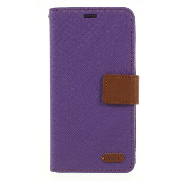 

Чехол-книжка ROAR KOREA Cloth Texture для Xiaomi Mi 8 SE - Purple