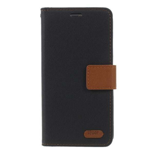 

Чехол-книжка ROAR KOREA Cloth Texture для Xiaomi Mi 8 SE - Black