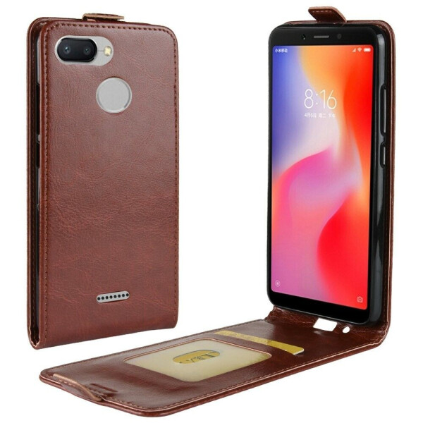 

Чехол Deexe Flip Case для Xiaomi Redmi 6 - Brown