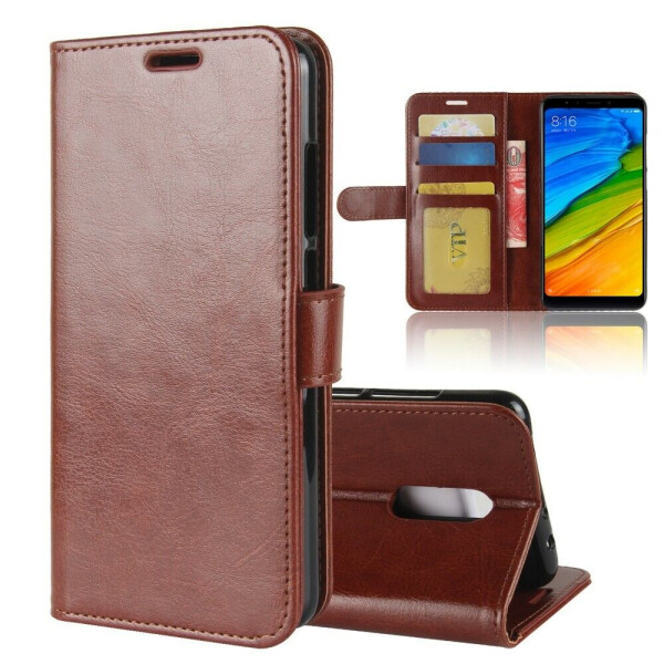 

Чехол-книжка Deexe Wallet Style для Xiaomi Redmi 5 - Brown