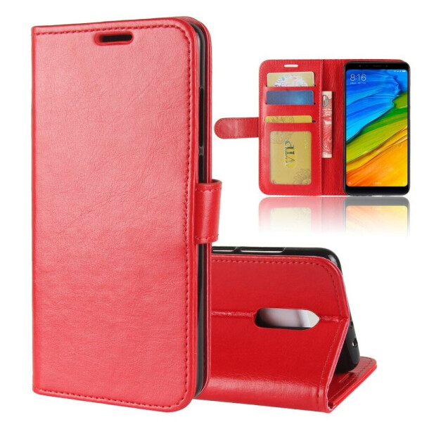 

Чехол-книжка Deexe Wallet Style для Xiaomi Redmi 5 - Red