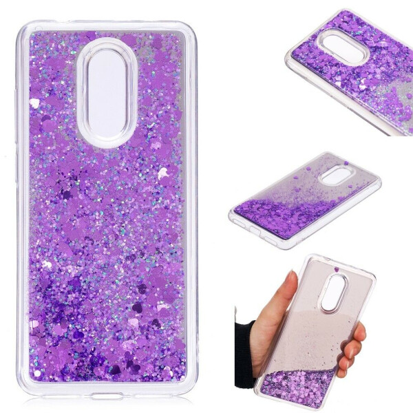 

Силиконовая (TPU) накладка Deexe Fashion Glitter для Xiaomi Redmi 5 - Purple