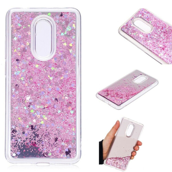 

Силиконовая (TPU) накладка Deexe Fashion Glitter для Xiaomi Redmi 5 - Pink