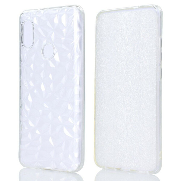

Силиконовый (TPU) чехол UniCase 3D Diamond Grain для Xiaomi Redmi Note 5 Pro - Transparent