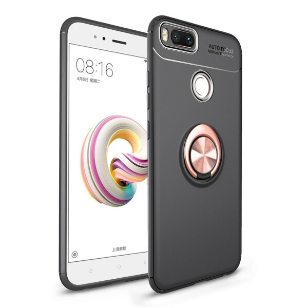 

Защитный чехол UniCase Magnetic Ring для Xiaomi Mi 5X / A1 - Black / Rose Gold