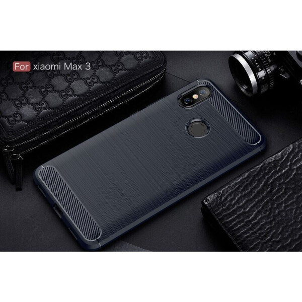 

Защитный чехол UniCase Carbon для Xiaomi Mi Max 3 - Dark Blue
