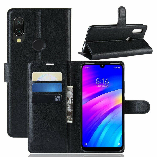

Чехол-книжка Deexe Book Type для Xiaomi Redmi 7 - Black