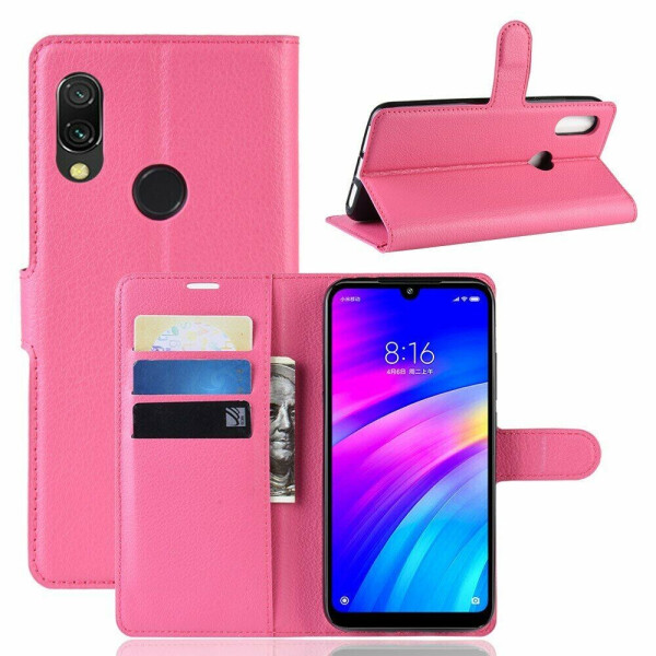 

Чехол-книжка Deexe Book Type для Xiaomi Redmi 7 - Rose