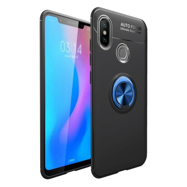 

Защитный чехол UniCase Magnetic Ring для Xiaomi Mi 8 - Black / Blue
