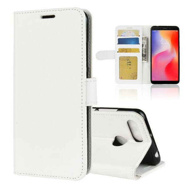 

Чехол-книжка Deexe Wallet Style для Xiaomi Redmi 6 - White