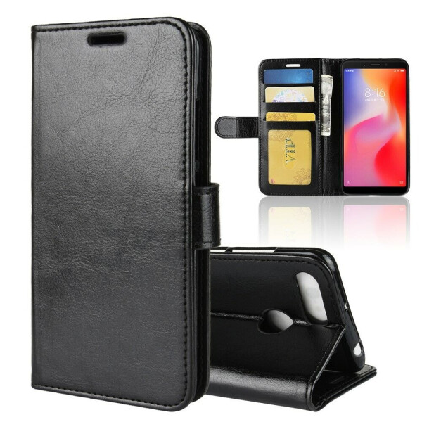 

Чехол-книжка Deexe Wallet Style для Xiaomi Redmi 6 - Black