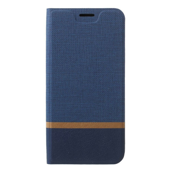 

Чехол-книжка Deexe Lines Texture для Google Pixel 3 XL - Blue