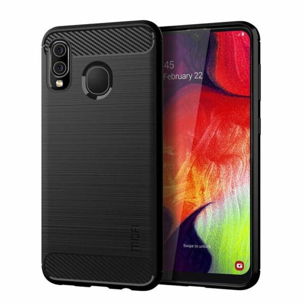 

Силиконовый (TPU) чехол MOFI Carbon Fiber для Samsung Galaxy A30 (A305) / A20 (A205) - Black